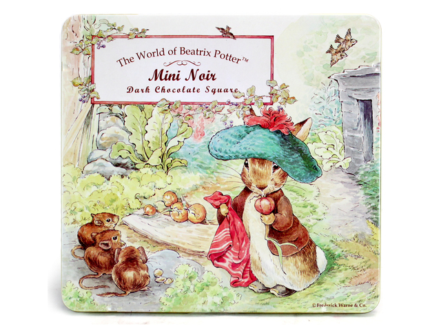 Gift Accessories - The World of Beatrix Potter Mini Noin Dark Chocolate Square - L598018 Photo