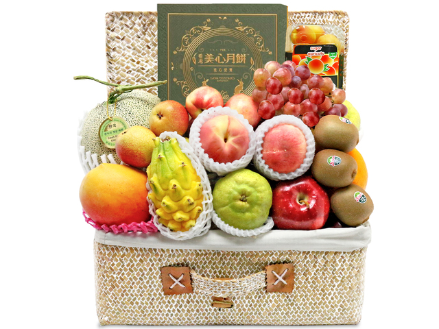 Mid-Autumn Gift Hamper - Mid Autumn Maxim's Mooncake With Fruit Hamper FH103 - L76601329C Photo