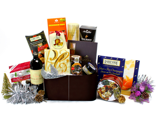 Wine n Food Hamper - Christmas Permium Classic Pastry Gift Hamper R - L19220 Photo