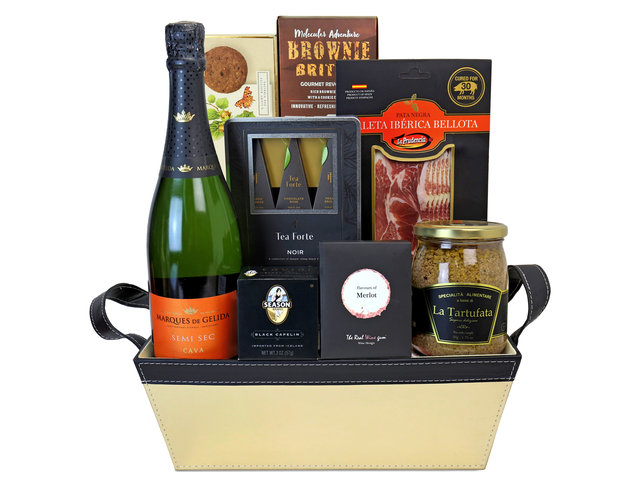 Wine n Food Hamper - Fancy Spanish Ham And Fine Wine Gift Hamper FH61 - TNP0410A3 Photo